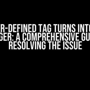 XML User-Defined Tag Turns into Raw in Swagger: A Comprehensive Guide to Resolving the Issue